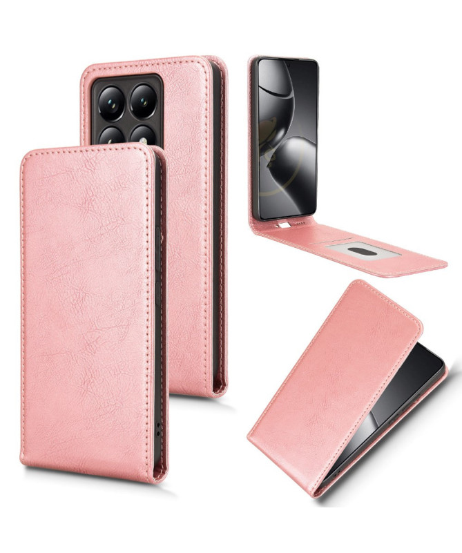 Monza - Housse Verticale Xiaomi 14T avec Porte-Carte