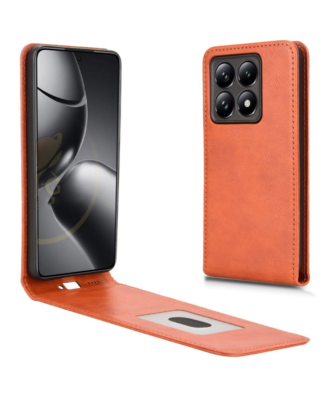 Monza - Housse Verticale Xiaomi 14T avec Porte-Carte