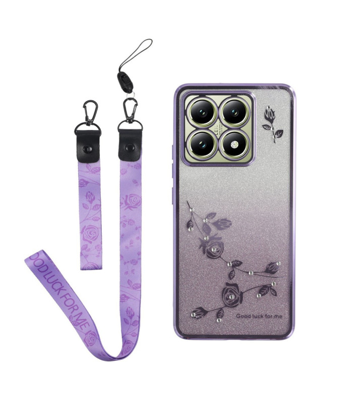 Coque Xiaomi 14T Glamour Glitz avec Sangle