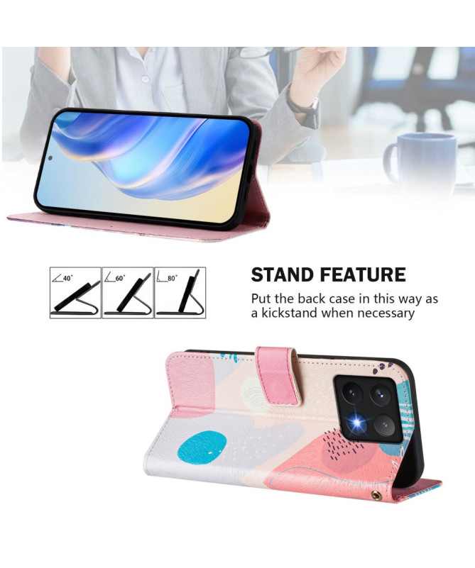 Housse Xiaomi 14T Style Abstrait Pastel