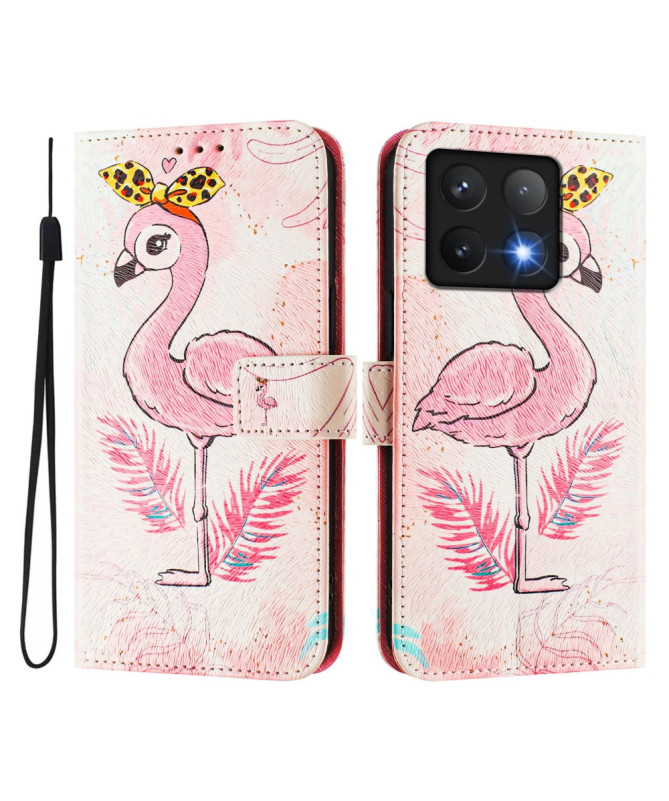 Housse Xiaomi 14T Flamant Rose