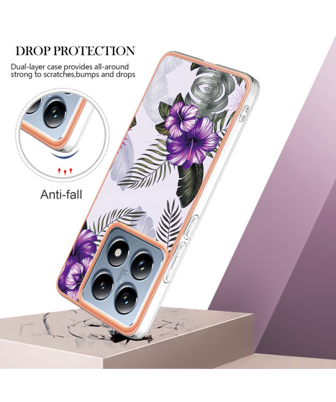 Coque Xiaomi 14T Fleurs Exotiques