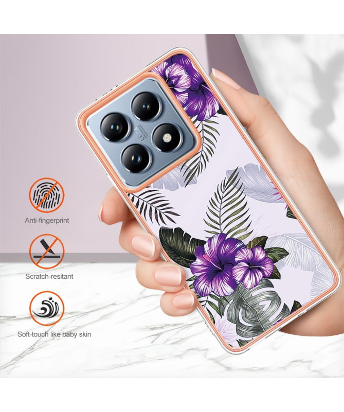Coque Xiaomi 14T Fleurs Exotiques