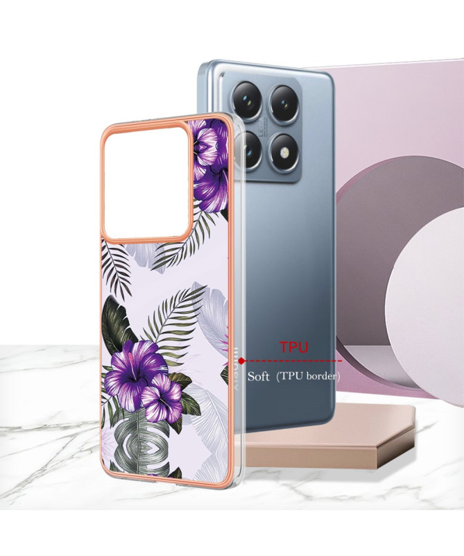 Coque Xiaomi 14T Fleurs Exotiques