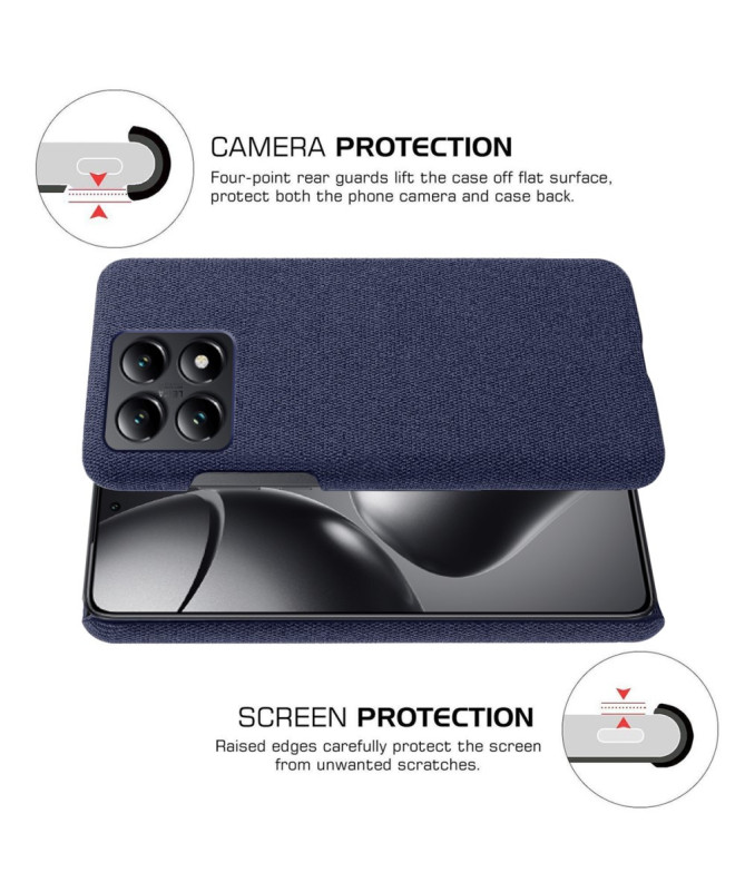 Coque Xiaomi 14T revêtement tissu