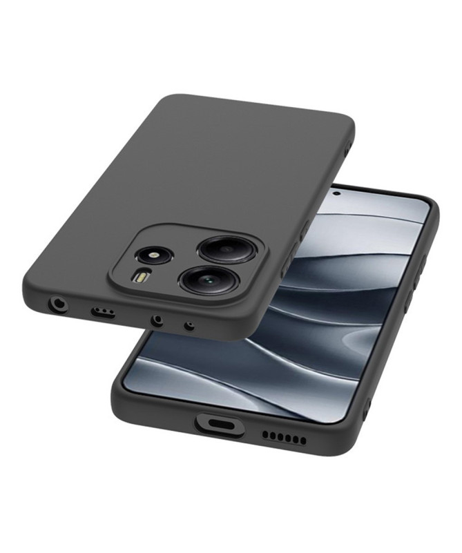 Coque noire Xiaomi Redmi Note 14 4G avec protection d'écran