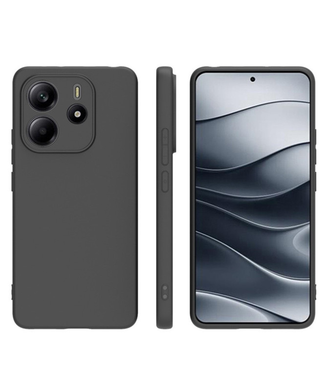 Coque noire Xiaomi Redmi Note 14 4G avec protection d'écran