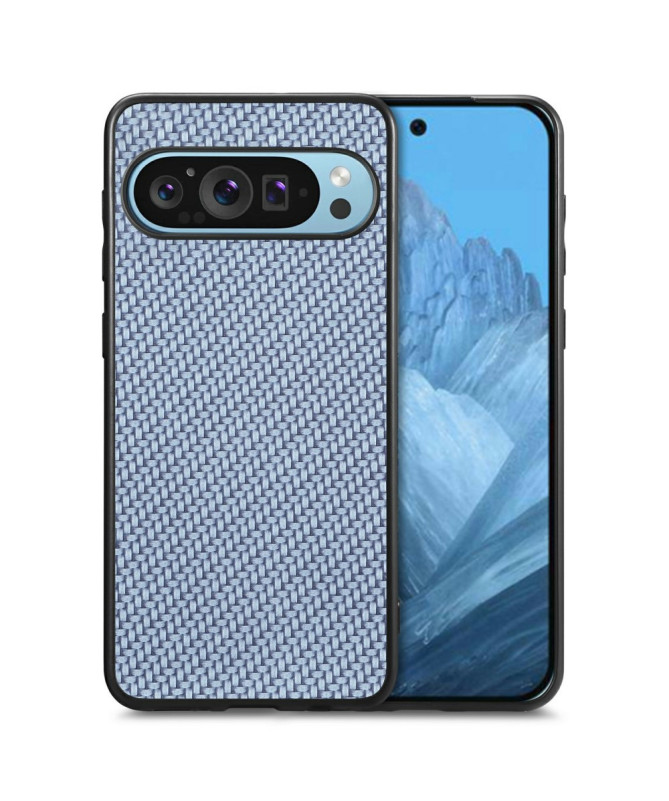 VIKSLA - Coque Google Pixel 9 Pro XL Style Fibre de Carbone