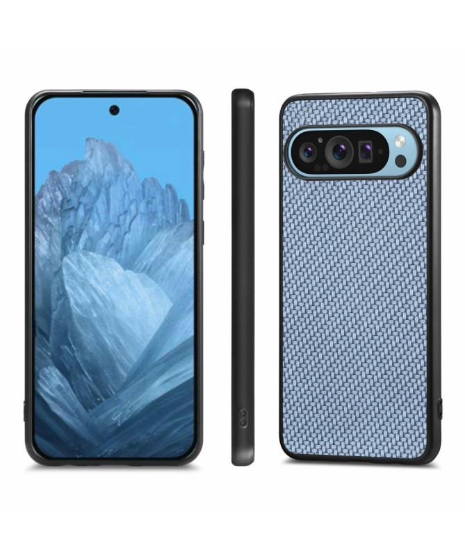 VIKSLA - Coque Google Pixel 9 Pro XL Style Fibre de Carbone