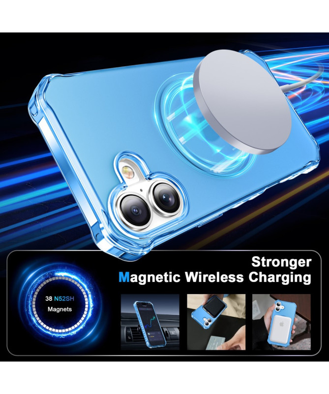 Coque iPhone 16 Plus Protection Militaire avec Bords Ondulés