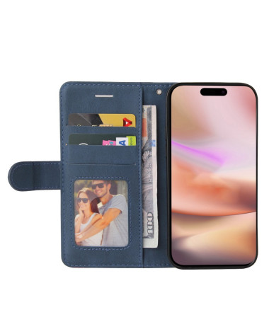 Housse iPhone 16 Plus Bicolore artistique Bleu marine - photo 8
