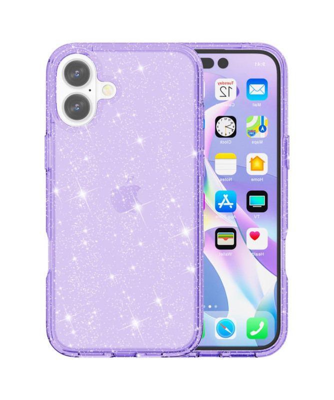 Coque iPhone 16 Plus Paillettes Scintillantes