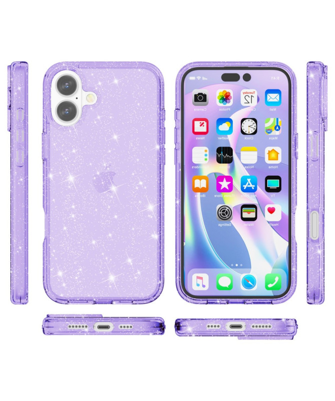 Coque iPhone 16 Plus Paillettes Scintillantes