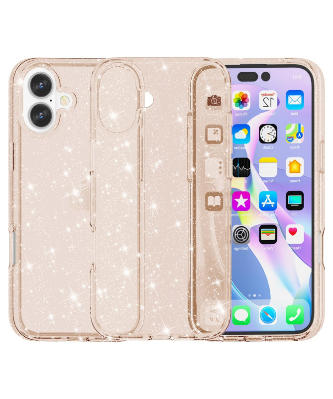 Coque iPhone 16 Plus Paillettes Scintillantes