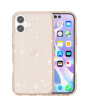 Coque iPhone 16 Plus Paillettes Scintillantes Or - photo 11