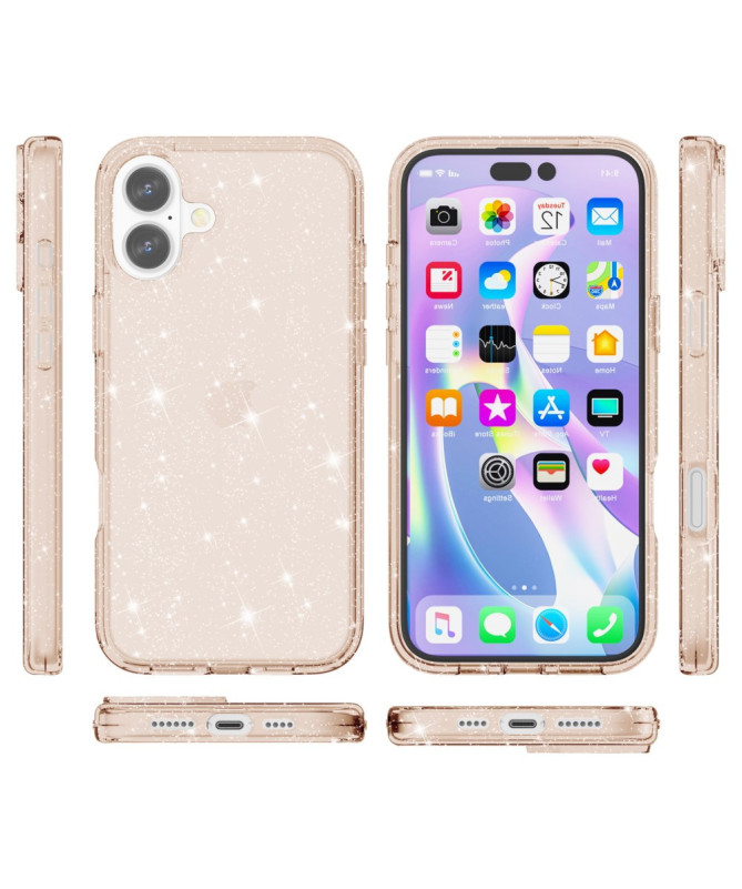 Coque iPhone 16 Plus Paillettes Scintillantes