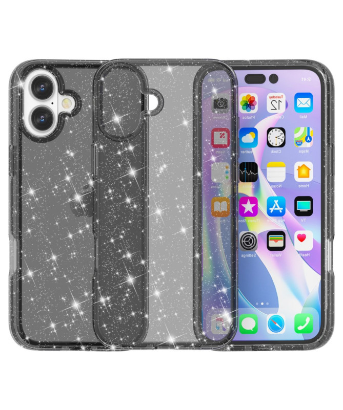 Coque iPhone 16 Plus Paillettes Scintillantes