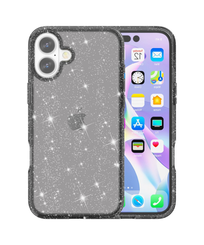 Coque iPhone 16 Plus Paillettes Scintillantes