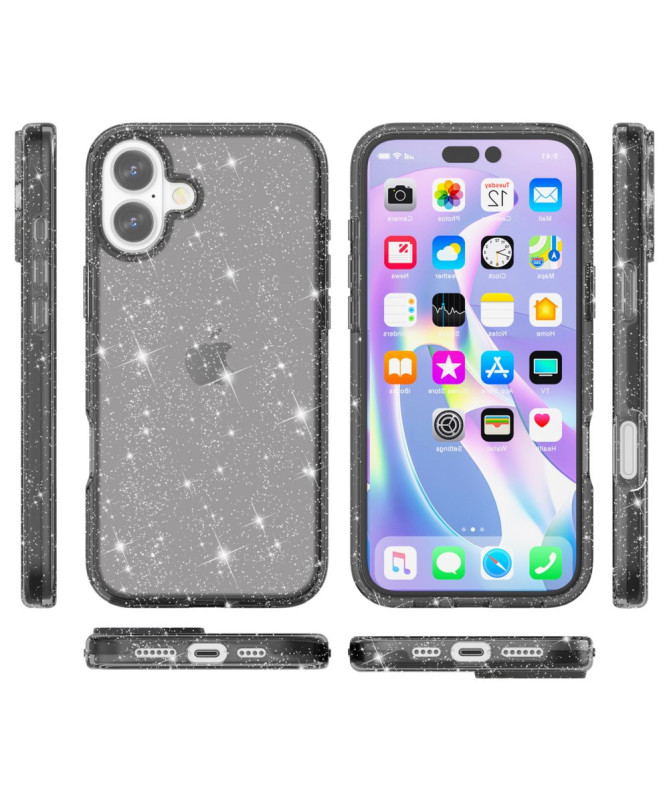 Coque iPhone 16 Plus Paillettes Scintillantes