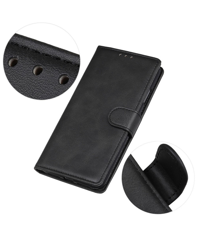 Housse iPhone 16 Plus Marius effet cuir mat