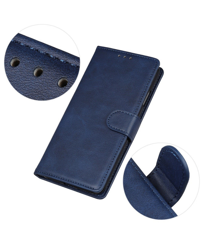 Housse iPhone 16 Plus Marius effet cuir mat