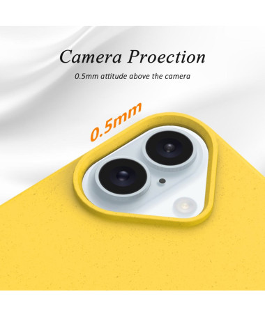 Coque iPhone 16 Plus Style Paille De Blé Jaune - photo 5