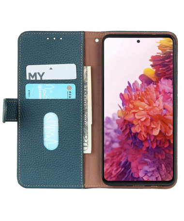Housse iPhone 16 Plus Cuir Grainé KHAZNEH Vert - photo 8