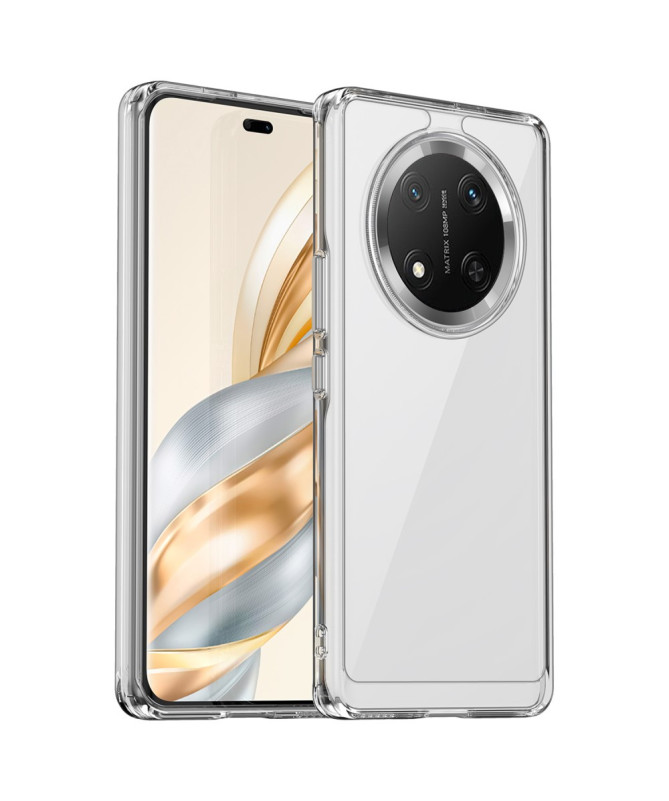 Coque transparente Honor Magic 7 Lite avec protection d'écran en verre trempé