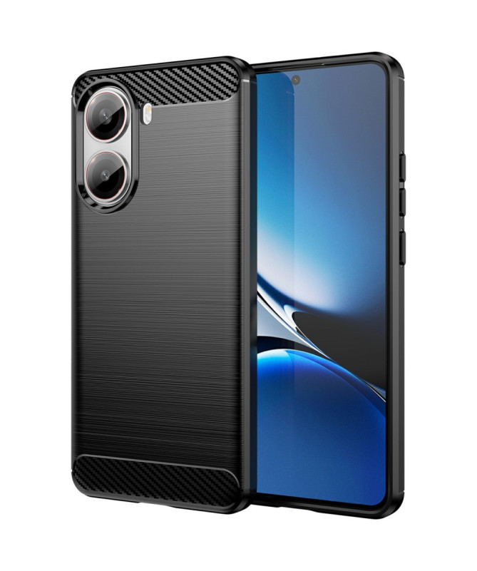 Coque Poco X7 Pro - Finition Carbone Brossée