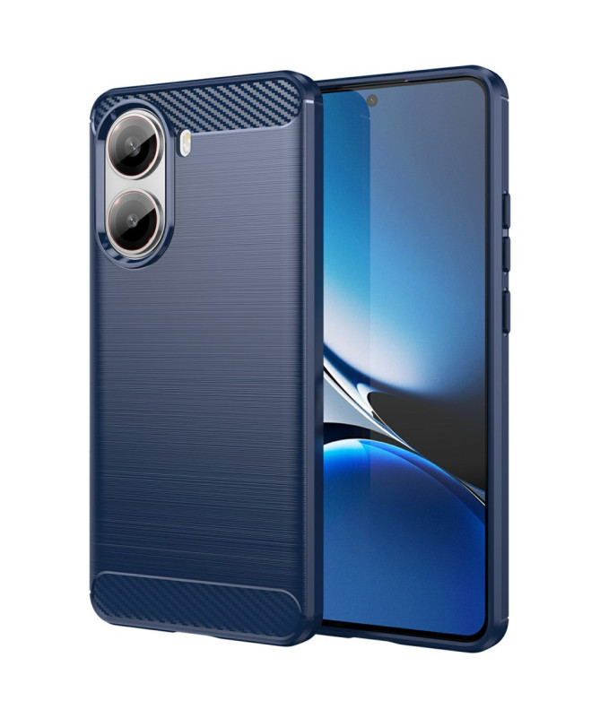 Coque Poco X7 Pro - Finition Carbone Brossée