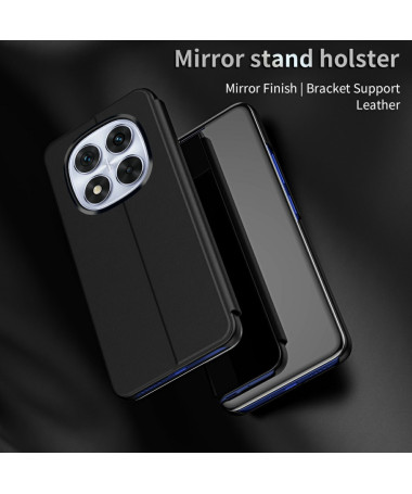 Coque Xiaomi Redmi Note 14 Pro 5G / Poco X7 avec rabat effet miroir