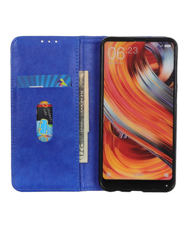 Étui Xiaomi Redmi Note 14 Pro 5G / Poco X7 Sylvestre simili cuir Bleu - photo 6