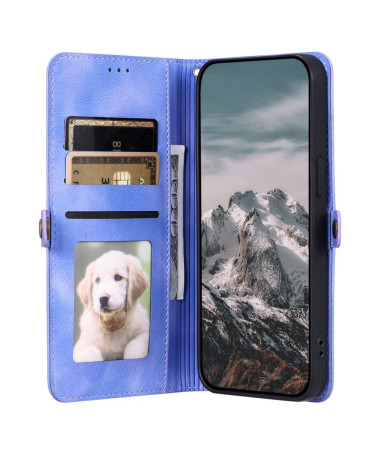 Housse Xiaomi Redmi Note 14 Pro 5G / Poco X7 Mandala avec Porte-Cartes et Dragonne Violet clair - photo 12