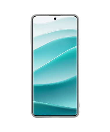 Coque Xiaomi Redmi Note 14 Pro 5G / Poco X7 - Texture Cuir Gris - photo 7