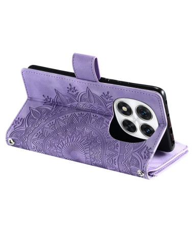Housse Xiaomi Redmi Note 14 Pro 5G / Poco X7 Mandala Porte-Cartes Violet clair - photo 23