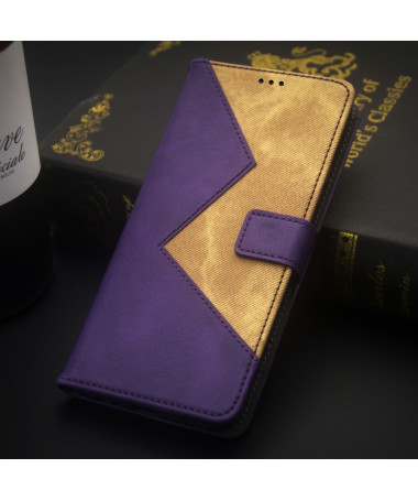 Housse Xiaomi Redmi Note 14 Pro 5G / Poco X7 IDEWEI bicolore à lanière Violet - photo 11
