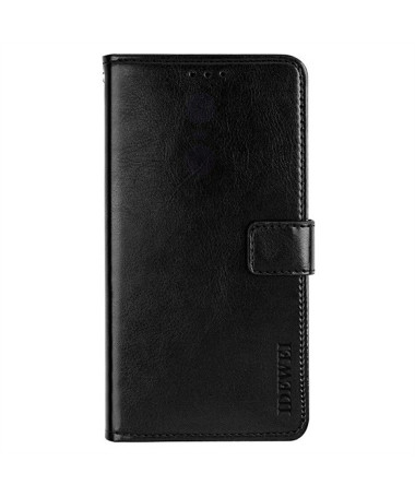 Housse Xiaomi Redmi Note 14 Pro 5G / Poco X7 IDEWEI Folio Effet Cuir Noir - photo 9
