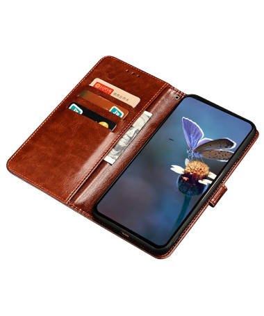 Housse Xiaomi Redmi Note 14 Pro 5G / Poco X7 IDEWEI Folio Effet Cuir