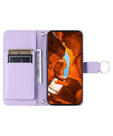 Elverum - Housse Xiaomi Redmi Note 14 Pro 5G / Poco X7 Matelassé avec Bandoulière Violet clair - photo 10