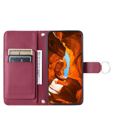 Elverum - Housse Xiaomi Redmi Note 14 Pro 5G / Poco X7 Matelassé avec Bandoulière Rouge foncé - photo 34