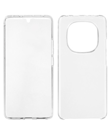 Coque Xiaomi Redmi Note 14 Pro 5G / Poco X7 Avant et Arrière Transparent