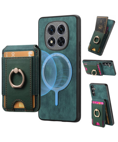 FLIPGUARD - Coque Xiaomi Redmi Note 14 Pro 5G / Poco X7 avec Porte-cartes et Anneau Multifonction