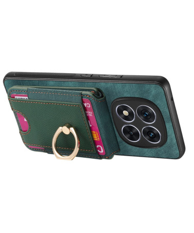 FLIPGUARD - Coque Xiaomi Redmi Note 14 Pro 5G / Poco X7 avec Porte-cartes et Anneau Multifonction Vert foncé - photo 2
