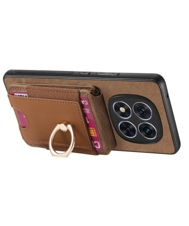 FLIPGUARD - Coque Xiaomi Redmi Note 14 Pro 5G / Poco X7 avec Porte-cartes et Anneau Multifonction Marron - photo 24