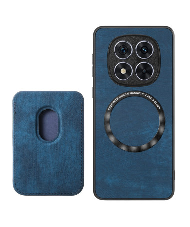 Montparnasse - Coque Xiaomi Redmi Note 14 Pro 5G / Poco X7 avec porte-cartes magnétique Bleu marine - photo 2