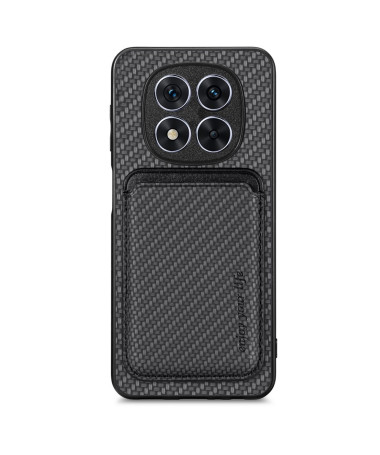 Delphi - Coque Xiaomi Redmi Note 14 Pro 5G / Poco X7 Fibre de Carbone Porte-cartes détachable