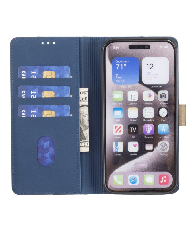 SOPHIE - Housse Poco X7 Pro Bicolore Portefeuille