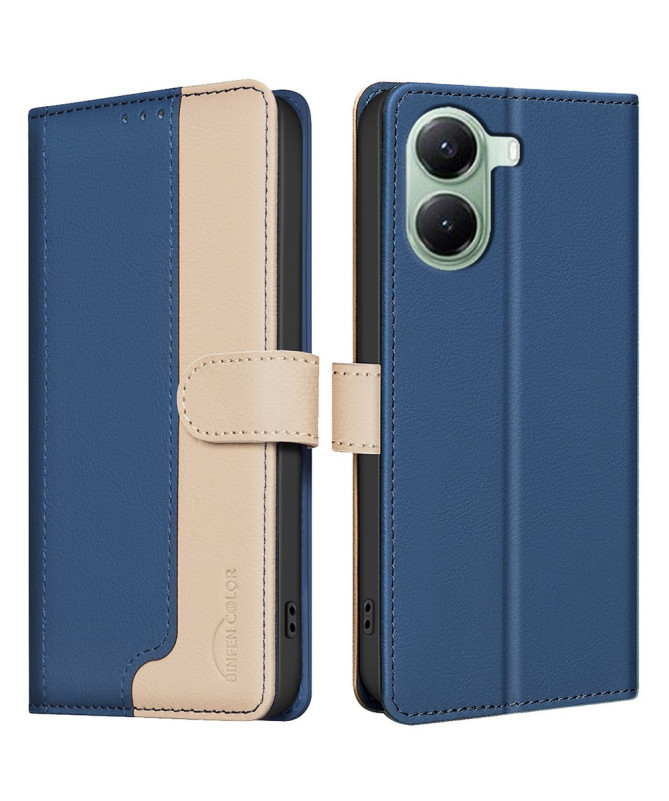 SOPHIE - Housse Poco X7 Pro Bicolore Portefeuille