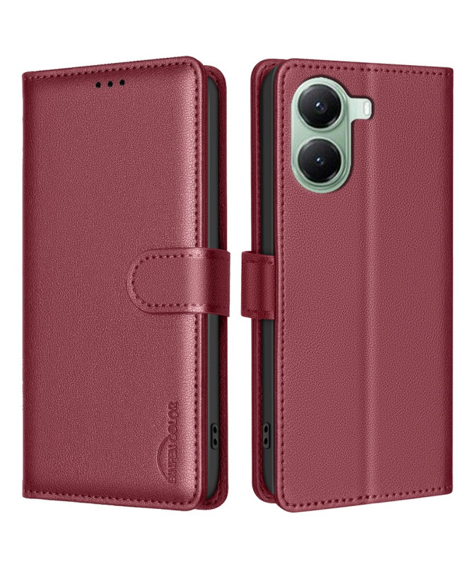 BF32 - Housse Poco X7 Pro Porte-Cartes en Simili Cuir
