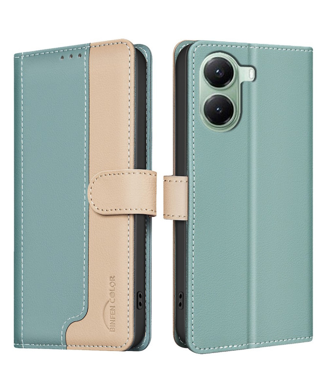 SOPHIE - Housse Poco X7 Pro Bicolore Portefeuille